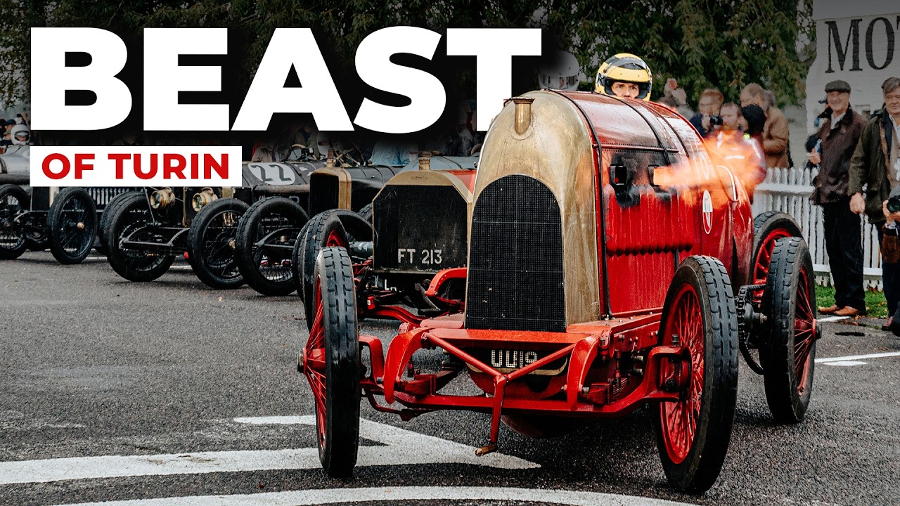 28.4-litre MONSTER - The Beast of Turin takes on Goodwood
