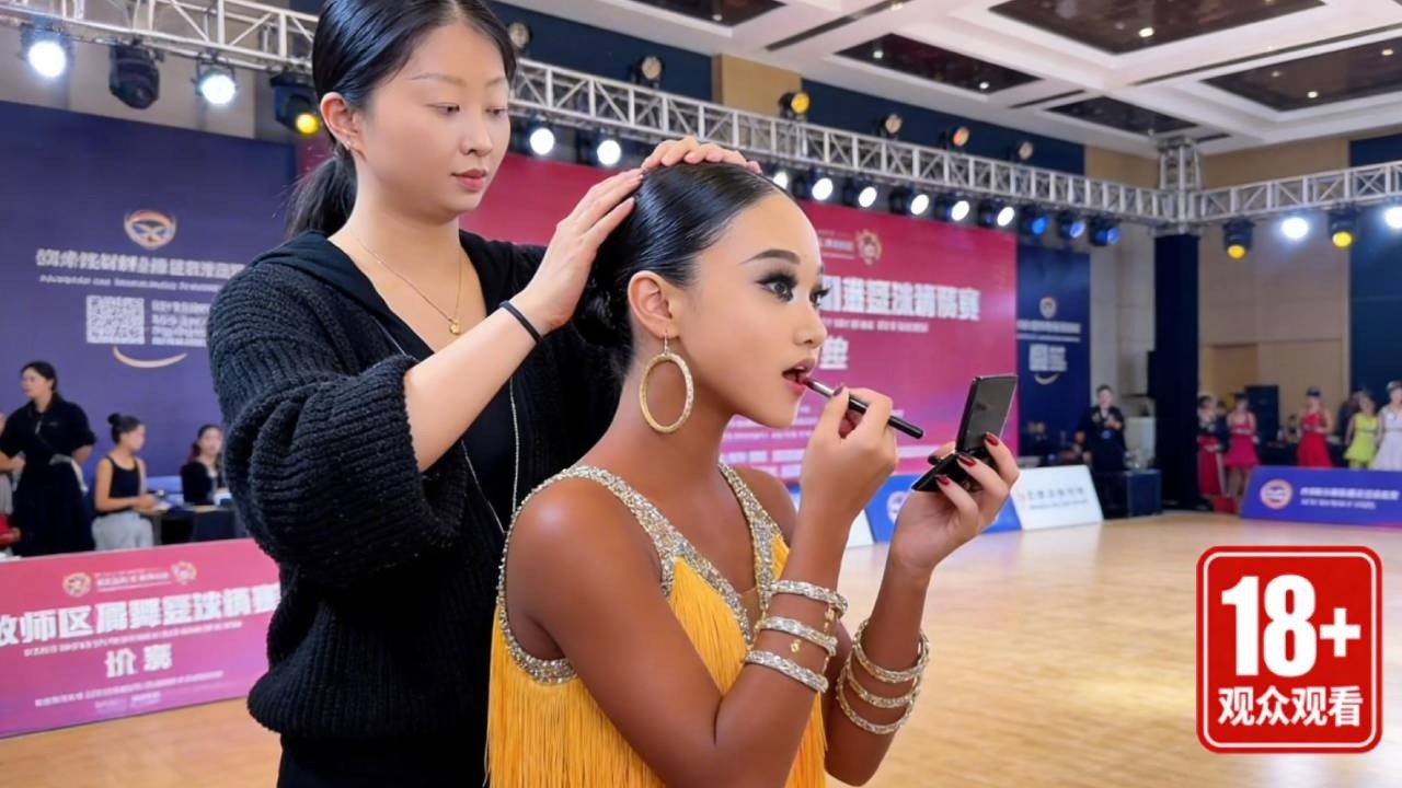 云南表演赛前准备妈妈却 “失业” 啦，全程自己动手化妆，快来看看我的手艺怎么样！【拉丁女孩乔乔】