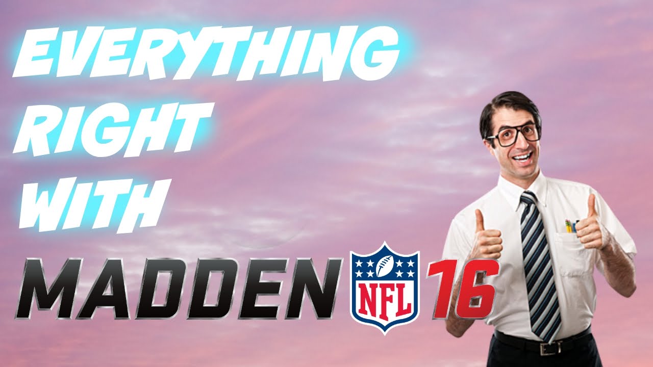 This Play Is Everything Right With Madden 16 - (Madden 16 Gameplay Breakdown PS4)