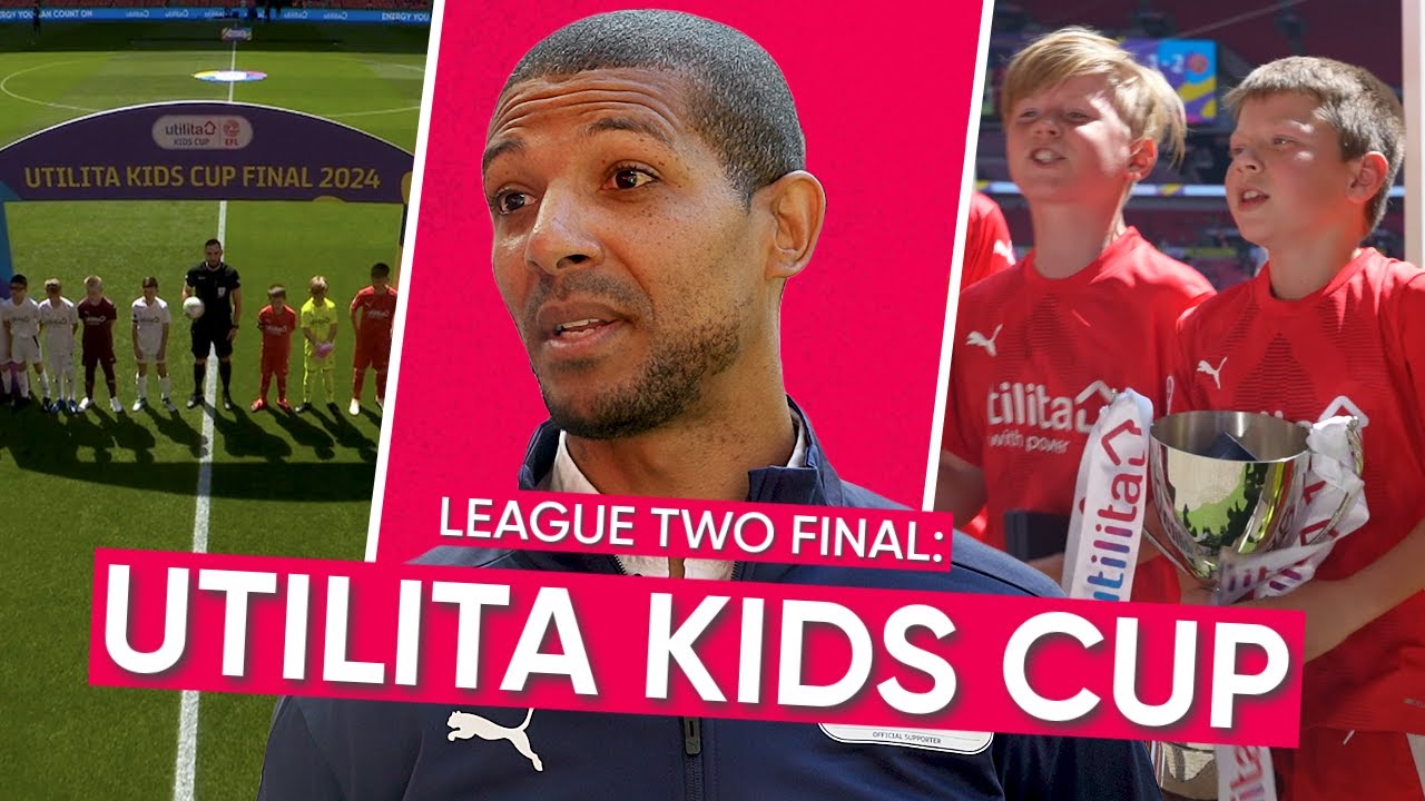 Playing on the hallowed turf of Wembley Stadium 🏟️ | Utilita Kids Cup League Two Final