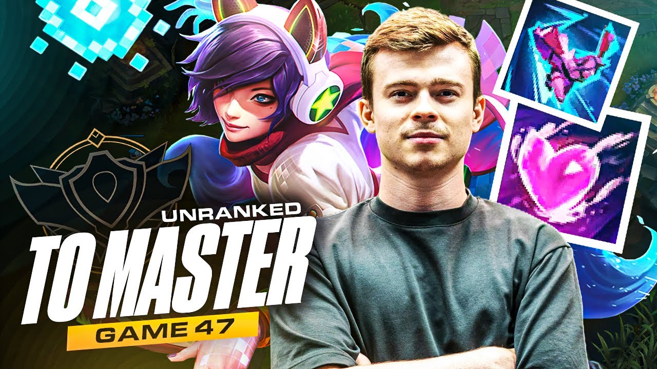 47- AHRI MID !! UNRANKED TO MASTER HARD MODE