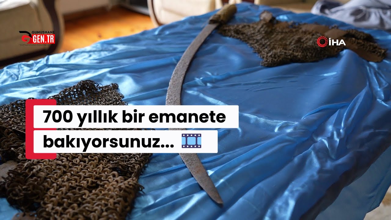 Gümüşhane'de 700 Yıllık Emanet: Güvenç Abdal'ın Kılıcı ve Zırhı Nasıl Korundu?