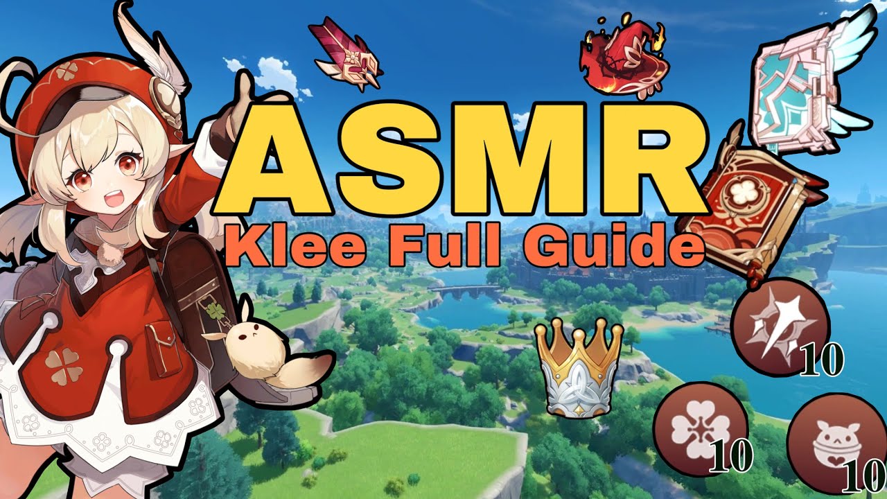 [ASMR] Genshin Impact Klee in Depth Character Guide!