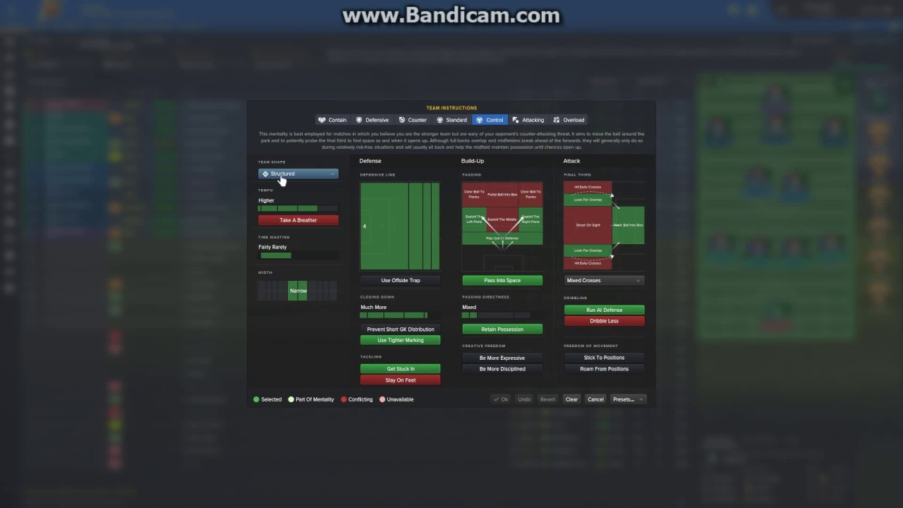 FM16 Tactic : Pressing,Control,Attack, and GOALLL