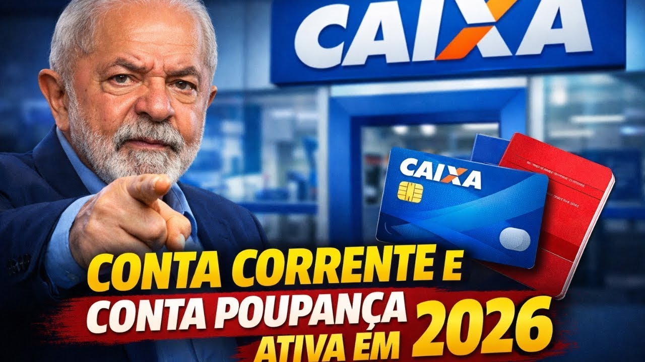 CAIXA AVISA QUEM TEM CONTA CORRENTE OU CONTA POUPANÇA ATIVA EM 2026 VOCÊ PRECISA ESTAR ATENTO