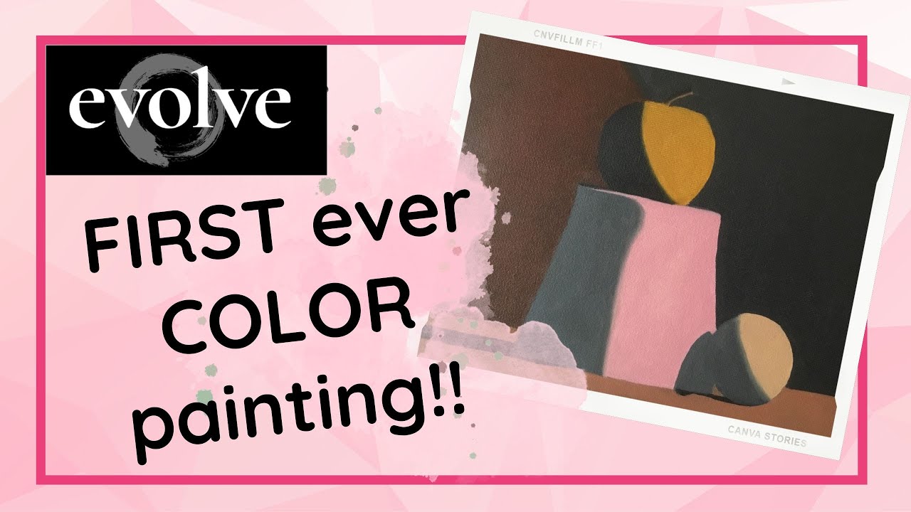 Learn oil painting for beginners - First time with color oils! [Evolve Artist Block 3 Assignment 1]
