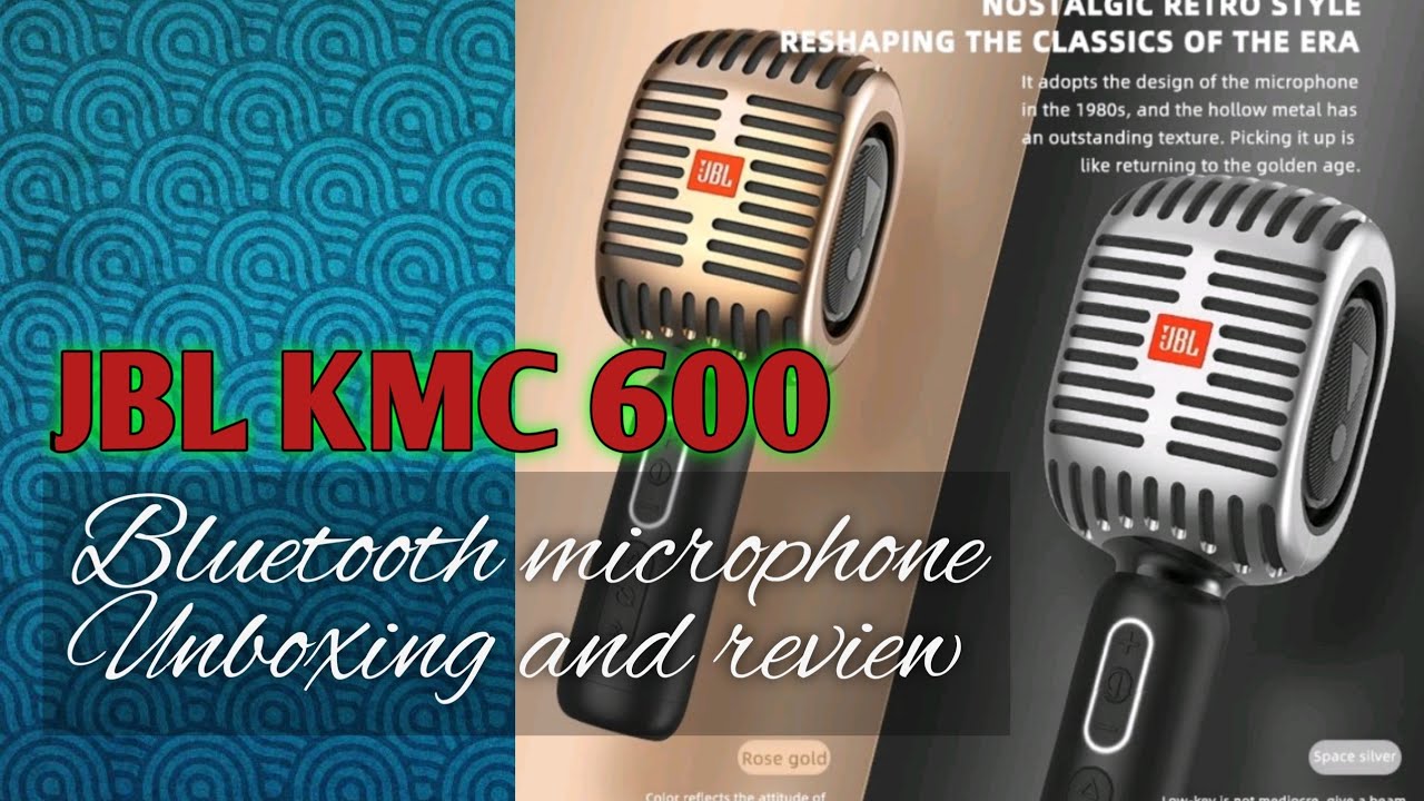 JBL KMC 600 Bluetooth microphone speaker/ JBL wireless microphone