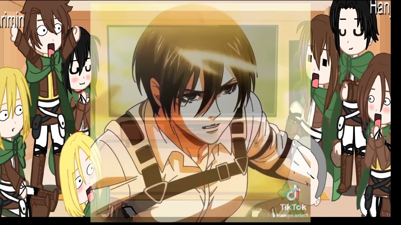 aot reaccionan a Mikasa Ackerman