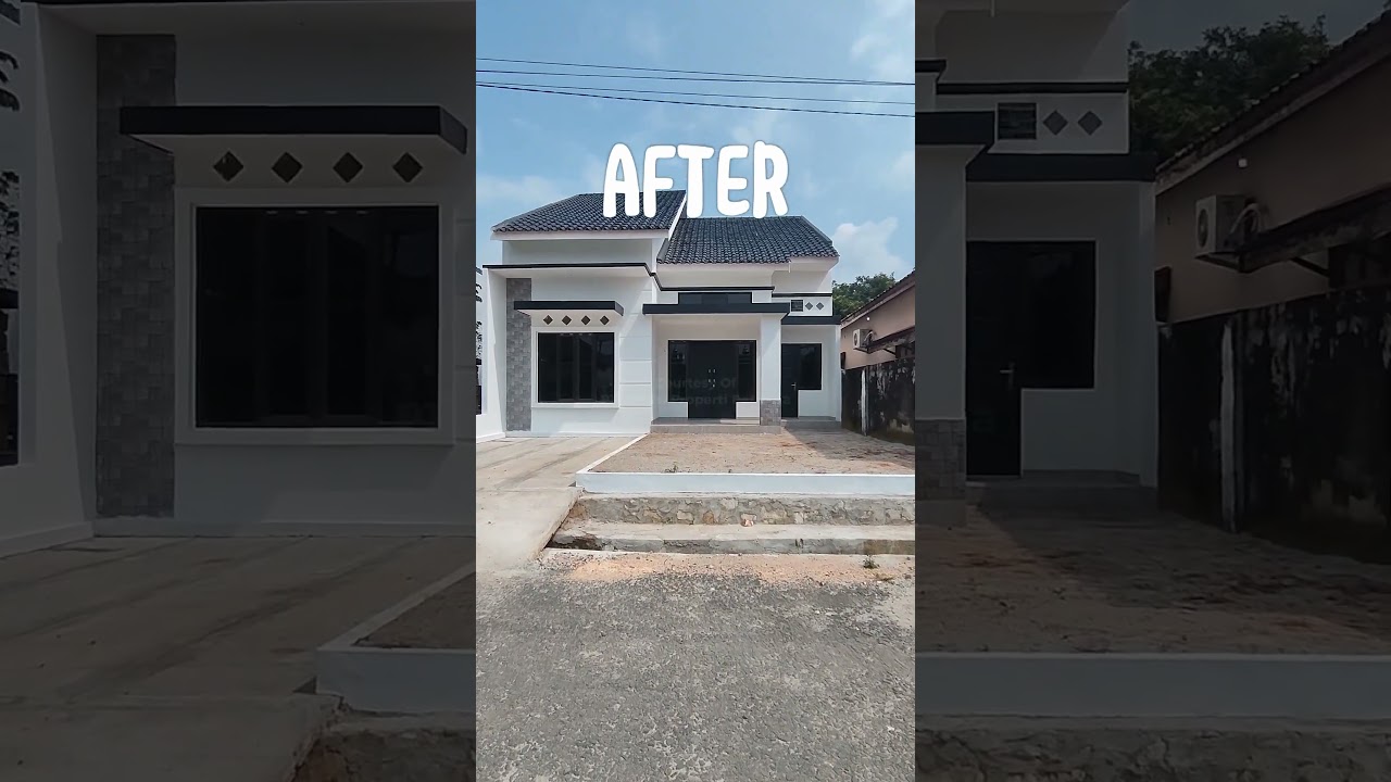 BEFORE AFTER RUMAH KONTEMPORER