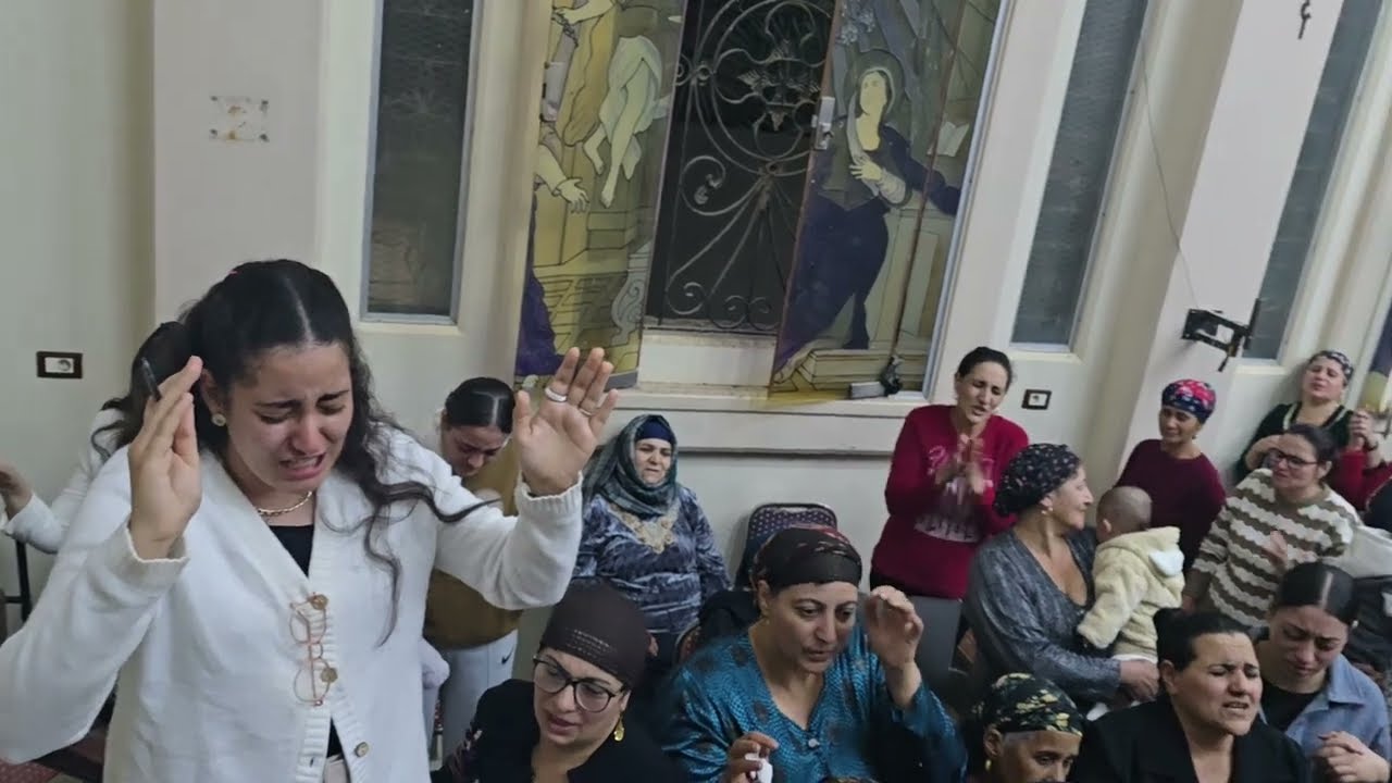 #الكنيسة_الرسولية_الثانية_بالطيبة_سمالوط_المنيا حضور إلهي غير عادي وسموات مفتوح علي ارض الطيبه.