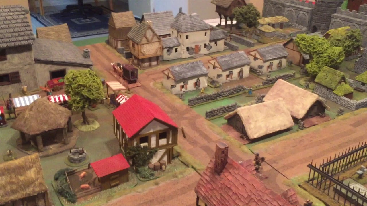 Small City Scene - Dungeons and Dragons Terrain
