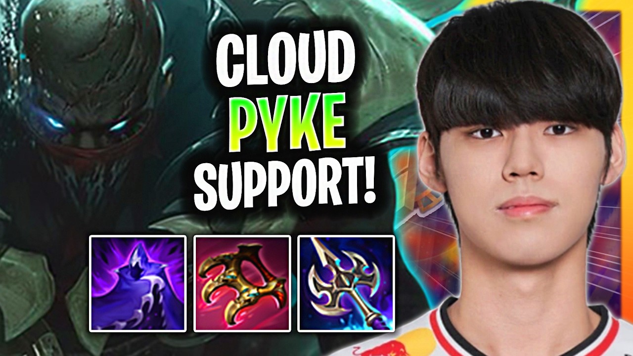 T1 CLOUD IS A BEAST WITH PYKE IN KOREA SOLOQ! | T1 Cloud Plays Pyke Support Patch 26.5