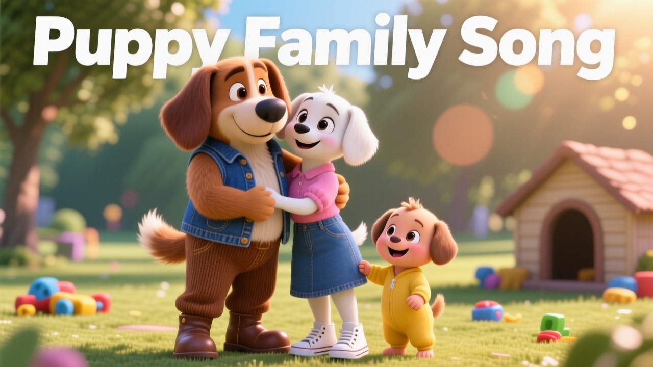 Puppy Family SONG 🐤PICO Little Wings  Studio ⭐️