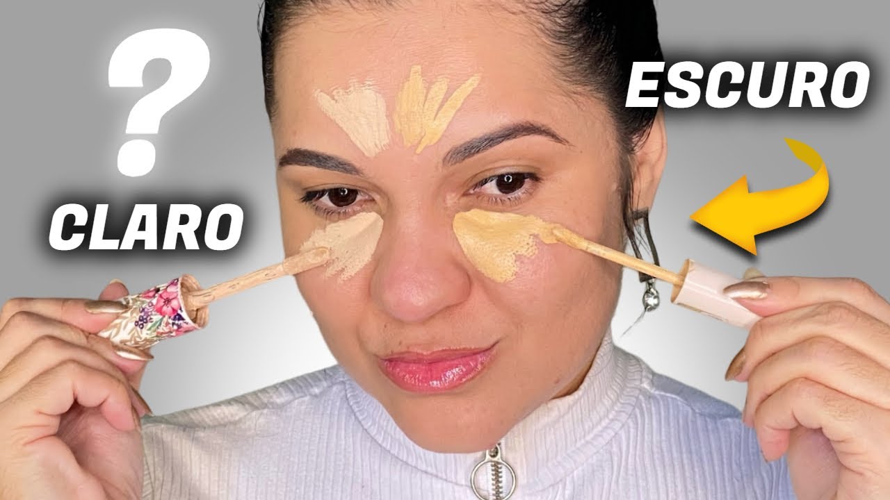 O CORRETIVO TEM QUE SER MAIS CLARO QUE A BASE?