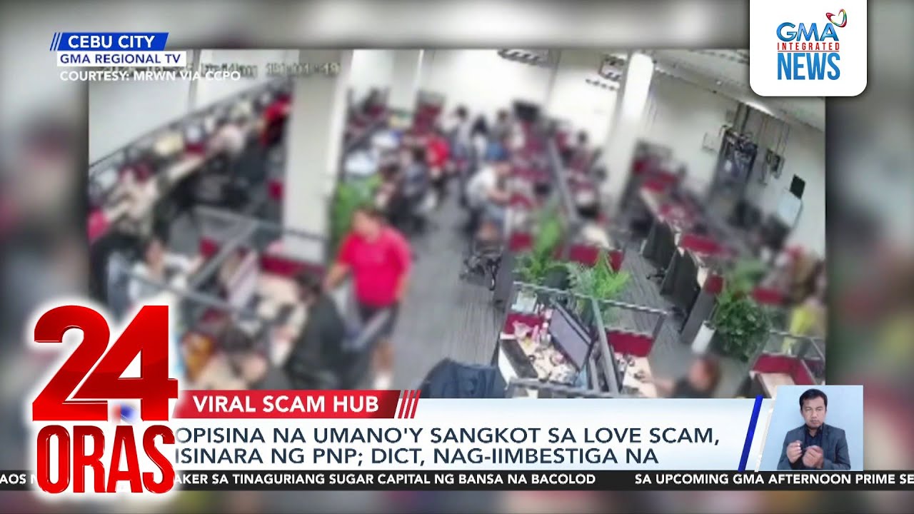 Opisina na umano’y sangkot sa love scam, isinara ng PNP; DICT, nag-iimbestiga na | 24 Oras