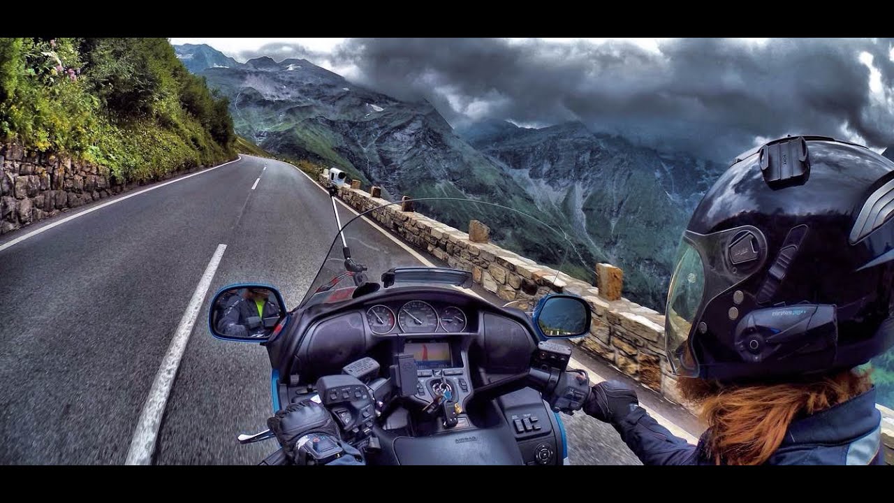 Grossglockner High Alpine Road in Austria. GoldWing1800.