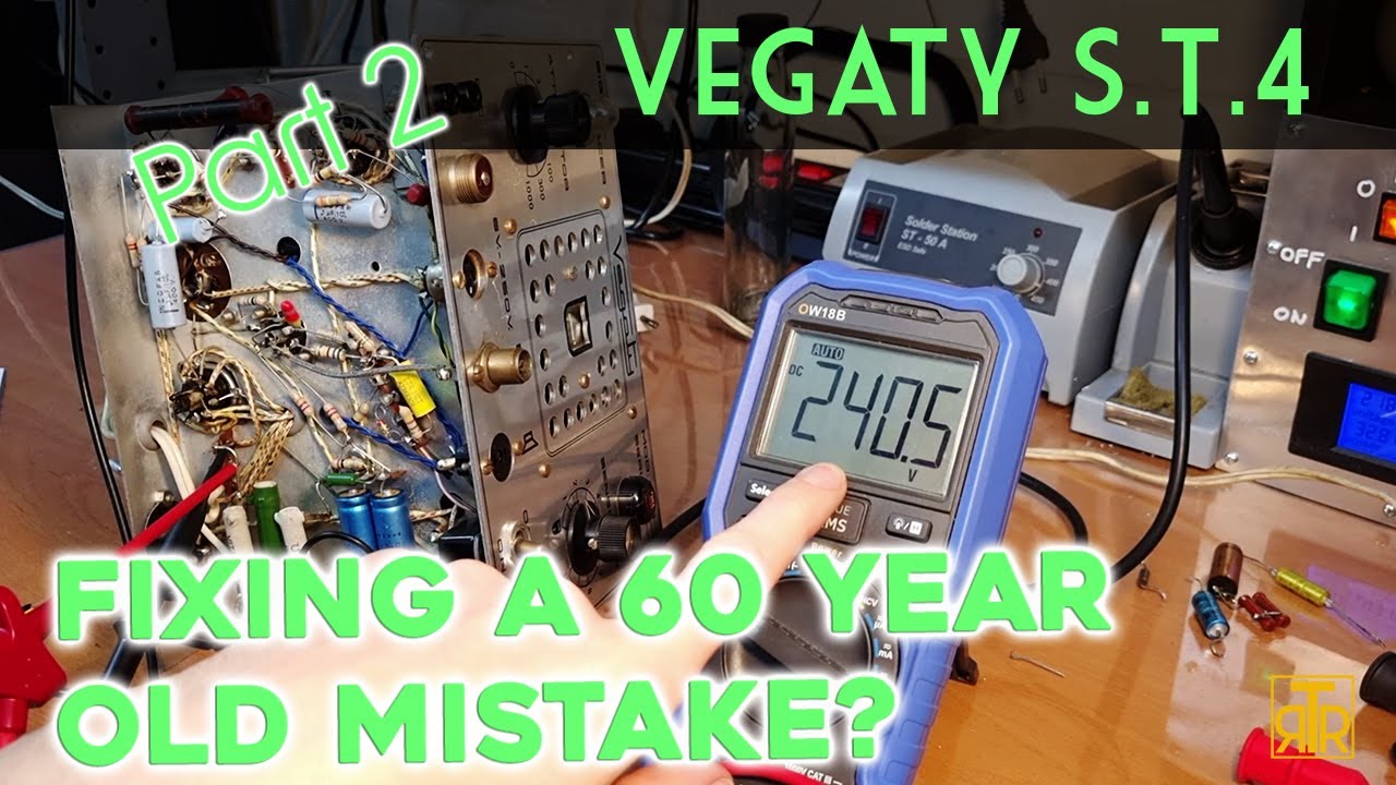 Did they make a mistake when assembling this signal tracer 60 years ago? Vegaty Mod. S.T.4 (Part 2)