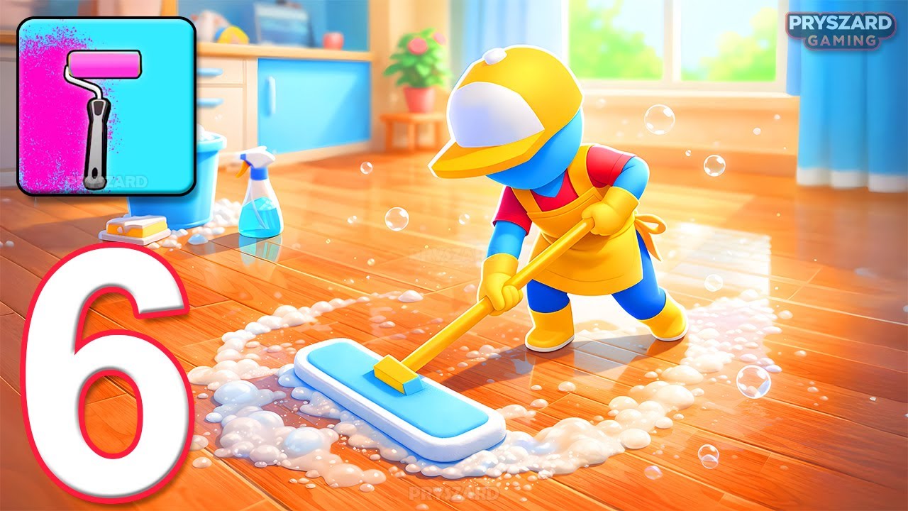 Flooring Master - Gameplay Walkthrough Part 6 - Scrape & Renovate Homes (iOS, Android)