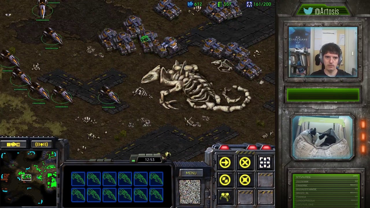 StarCraft Remastered - 1v1 (FPVOD) Artosis (T) vs Dodary1 (P) Roadkill (1080p60FPS)