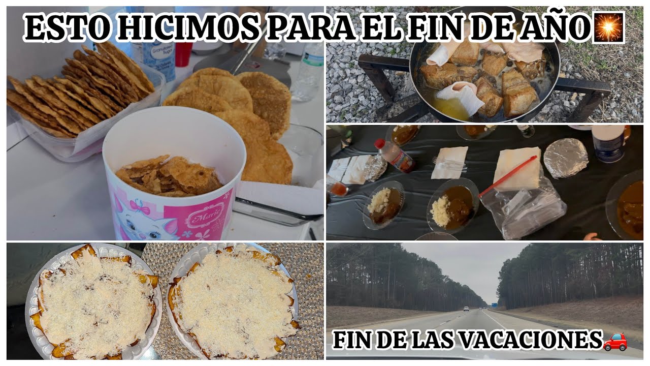 ESTO HICIMOS PARA FIN DE AÑO🎇//DE REGRESO A CASA🚗