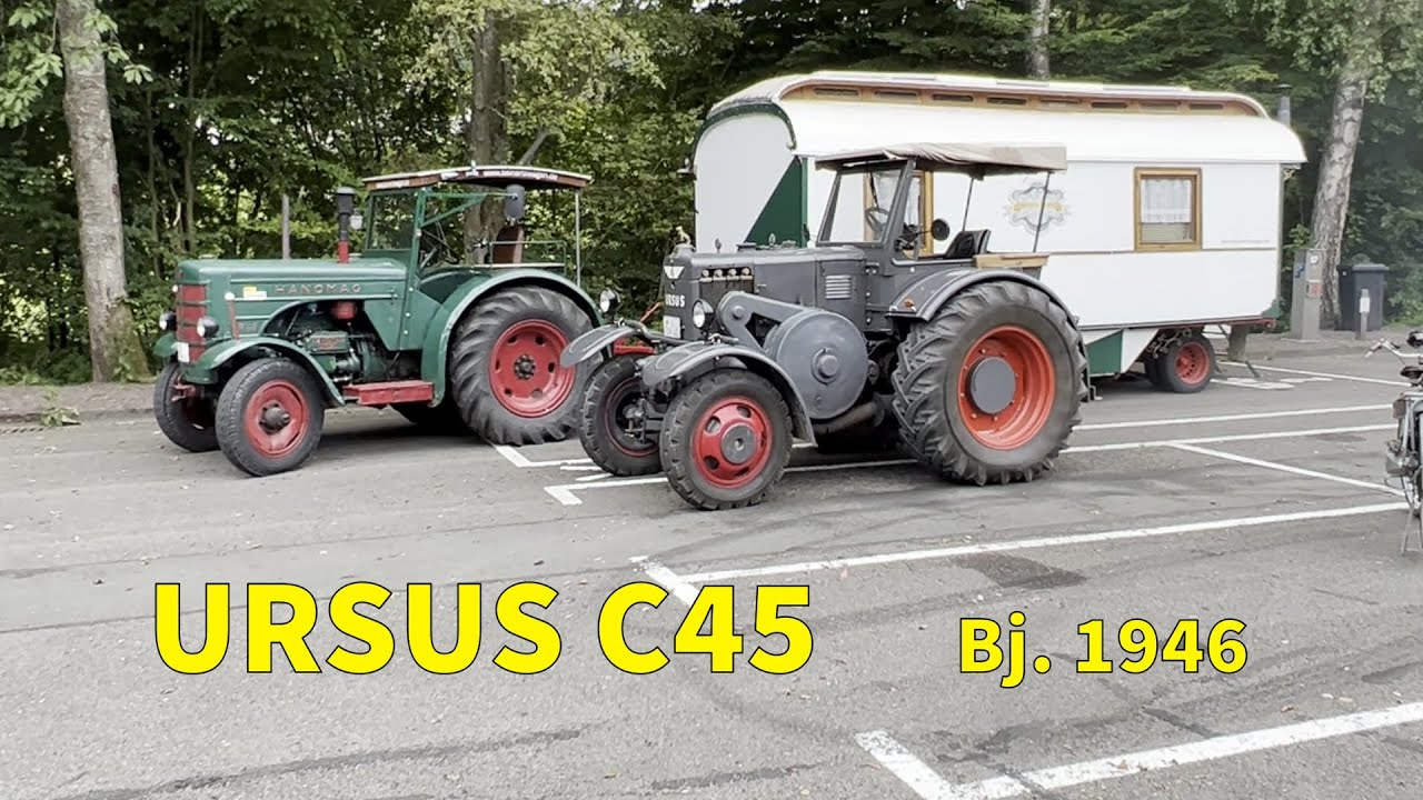 URSUS C45  - Ein Glühkopf - Traktor. Dieser Oldtimer-Trekker fasziniert nicht nur Schlepperfreunde