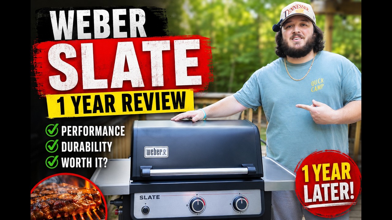 Weber Slate Griddle HONEST Review After 1 Year | Is it worth the money???