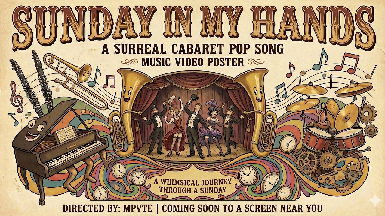 Sunday Thoughts and Sunday In My Hands | Surreal cabaret-style pop songs | #music