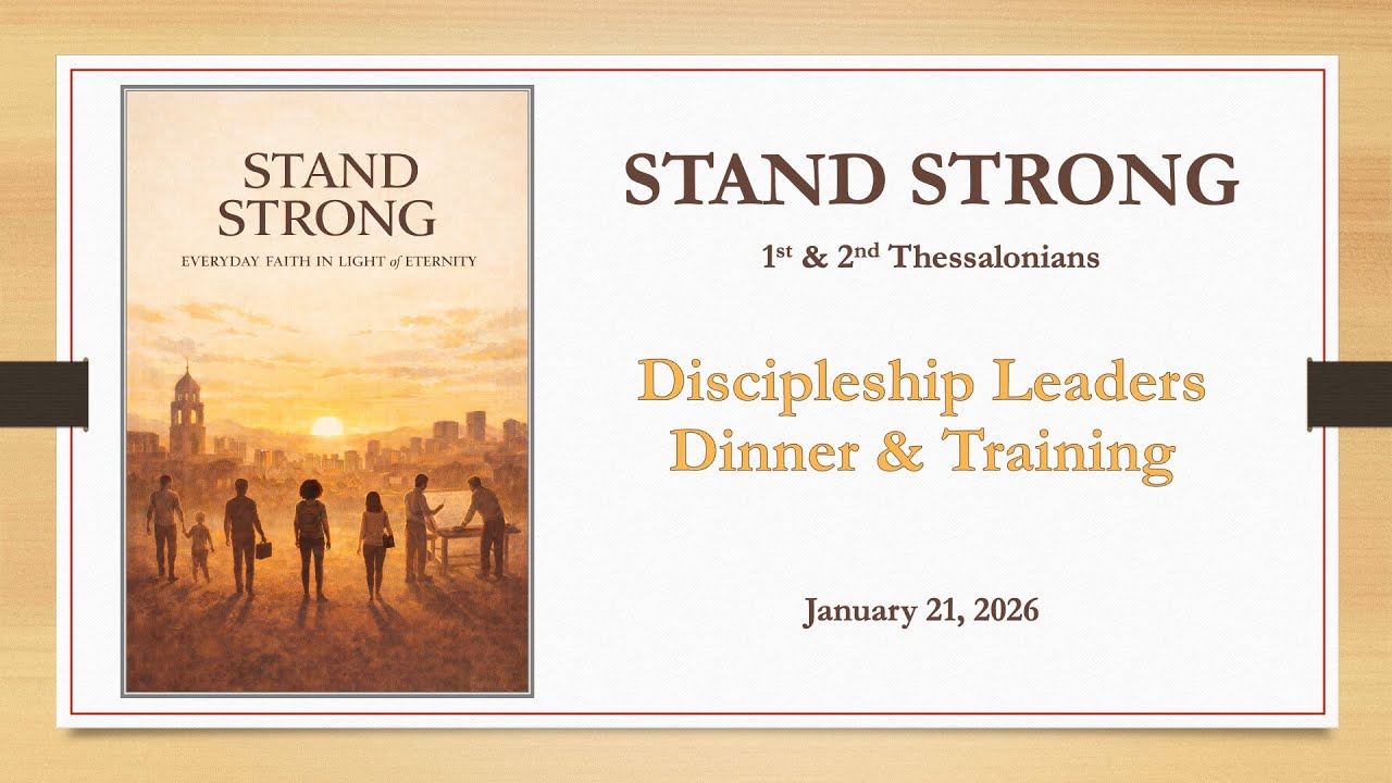 ROCC Discipleship Leader Training (January 2026)