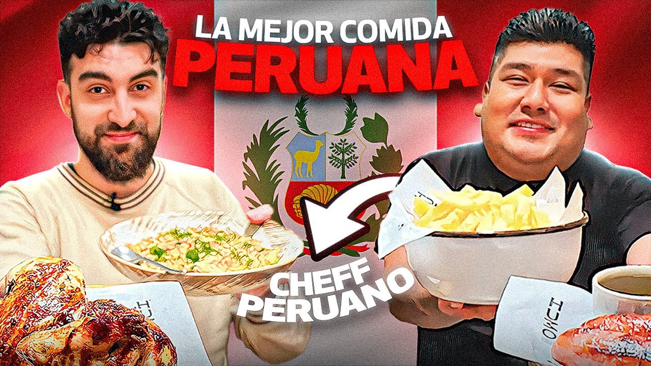 Pruebo COMIDA TÍPICA PERUANA con un chef peruano II 🇵🇪