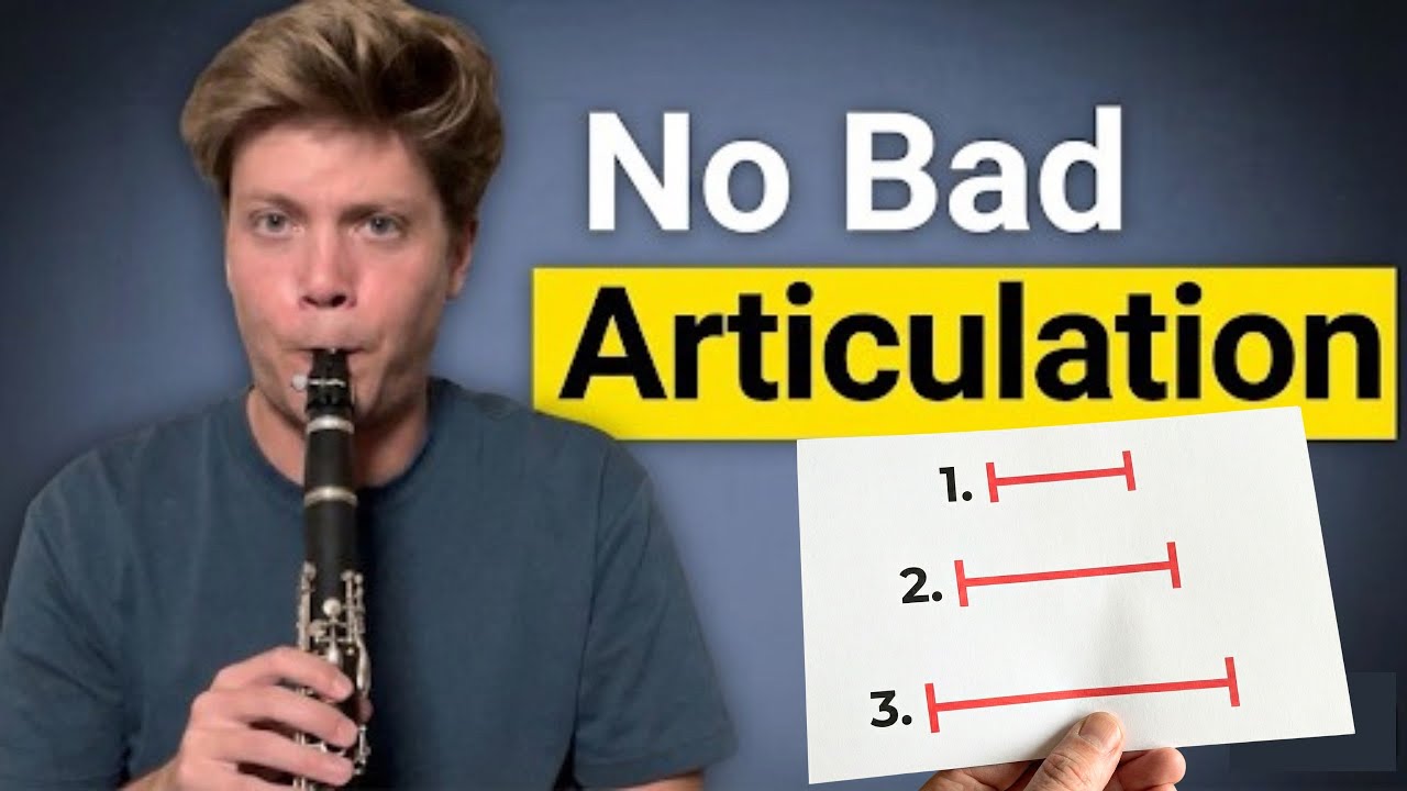 So you want a crisp articulation: Avoid this 1 mistake