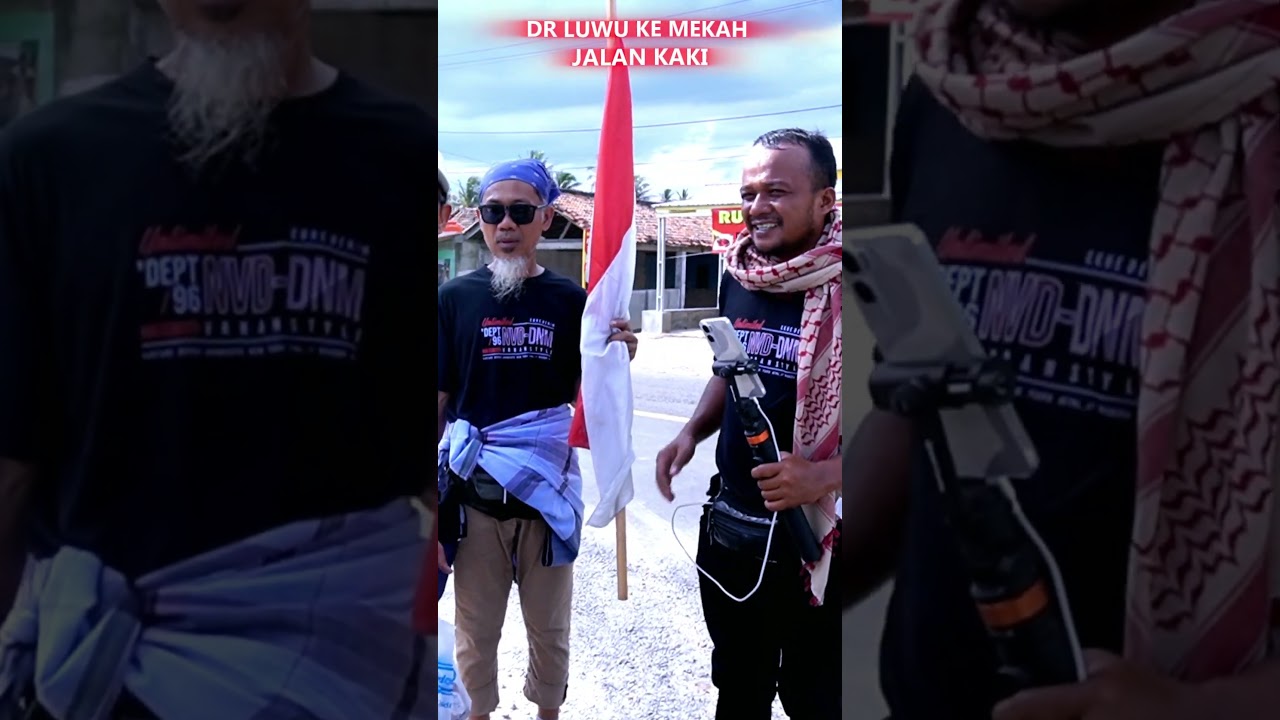 JALAN KAKI DARI SULAWESI KE MEKAH #shorts  #jalankakikemekah #pedulisesama #frans