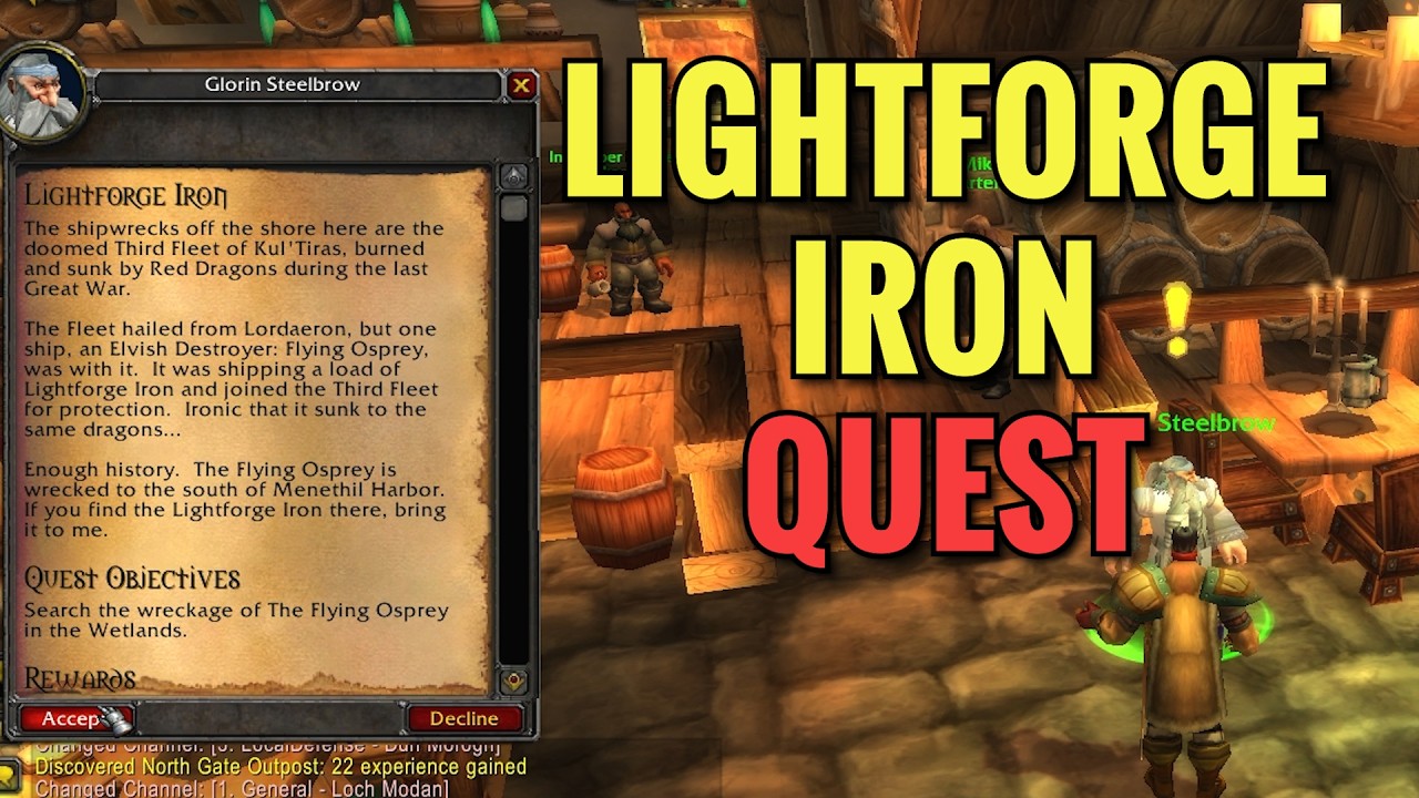 Lightforge Iron Quest (WoW Classic)