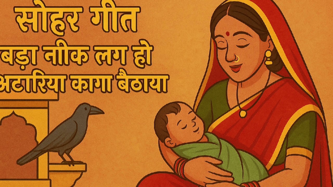 नया धमाकेदार सोहर गीत ll बढ़ा नीक लगा हो अटारिया पे कागा बैठाया