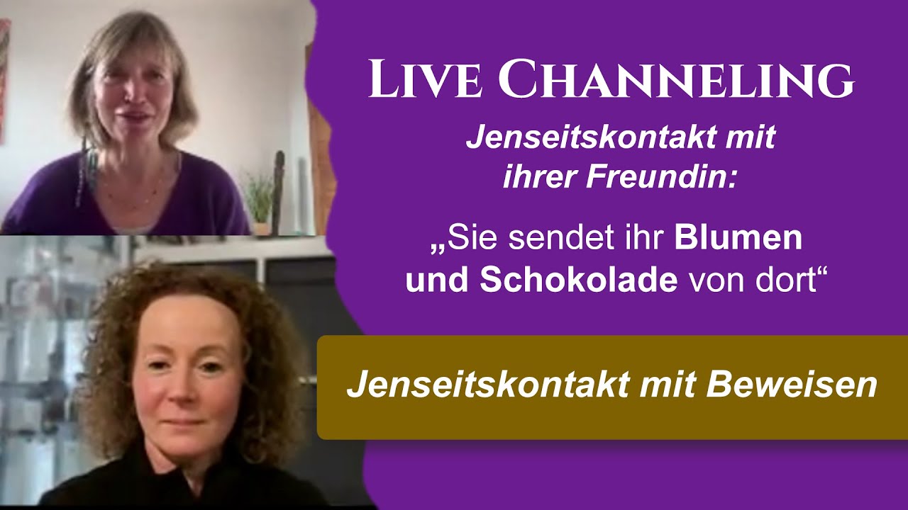 JENSEITSKONTAKT: Ihre Freundin sendet ihr Blumen & Schokolade aus der geistigen Welt
