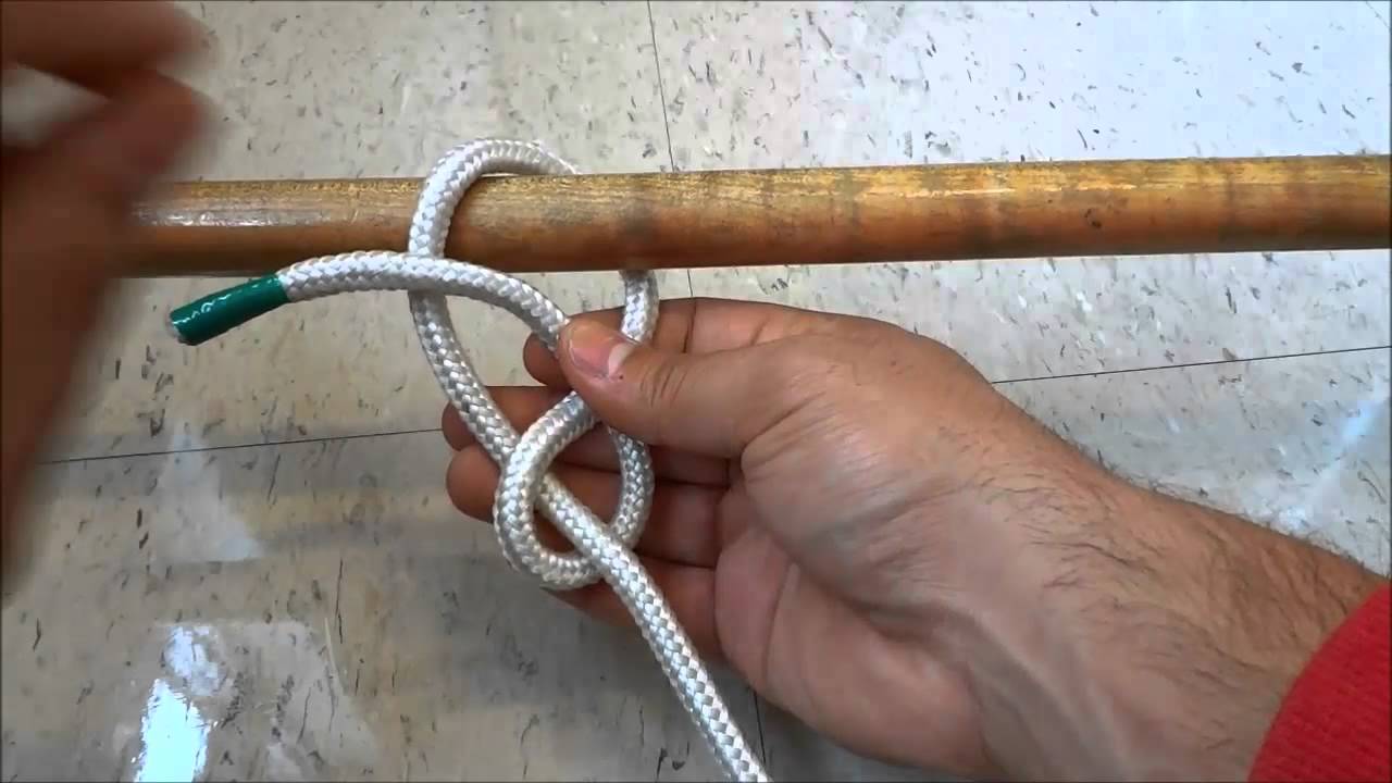 Tying A Buntline Hitch With Rope
