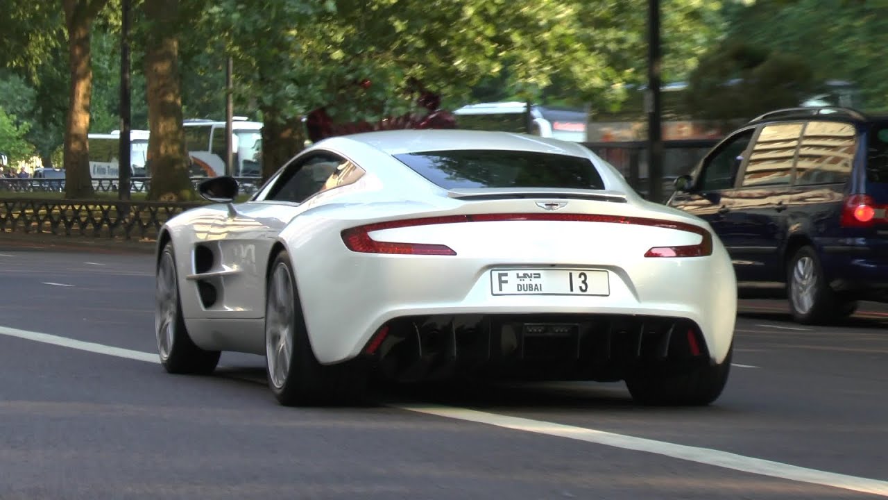ARAB Aston Martin One-77 (Q Series) in London - Startup | Revs | Accelerations | Amazing Sound!!