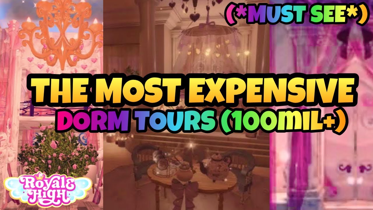 The *50+ MOST EXPENSIVE DORMS TOURS* in Royale High *MUST SEE* (Over 100 million diamonds): Campus 3