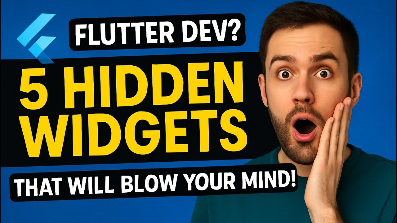 5 Useful Flutter Widgets You’re Not Using Yet! (Flutter Tips & Tricks 2025)