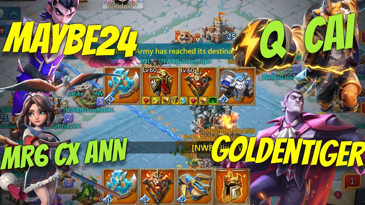 Lords Mobile - CRAZIEST WoW in K422! Clash of Emperors! FT MAYBE24, Q CAI, GOLDENTIGER, CX ANN
