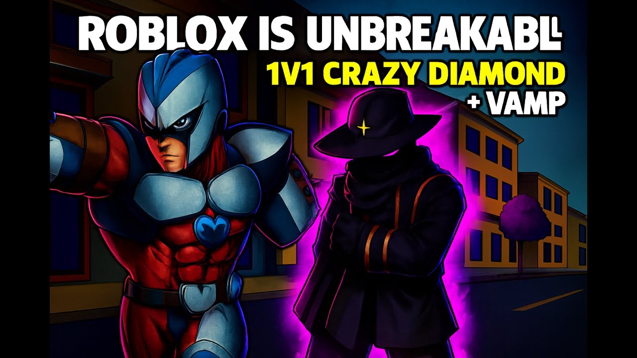 Roblox Is Unbreakable | 1v1 Crazy Diamond + Vamp