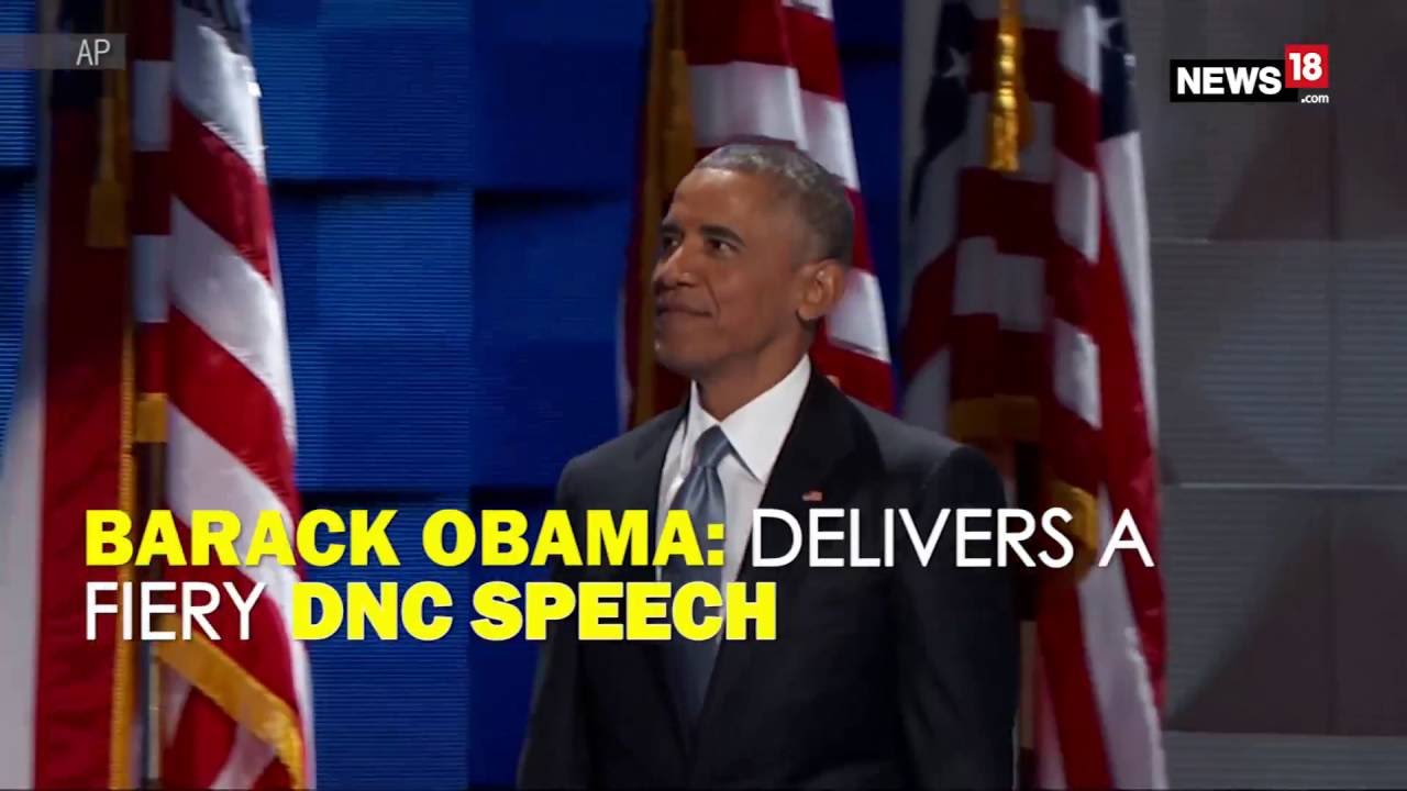 Barack Obama Cheers for Hillary Clinton