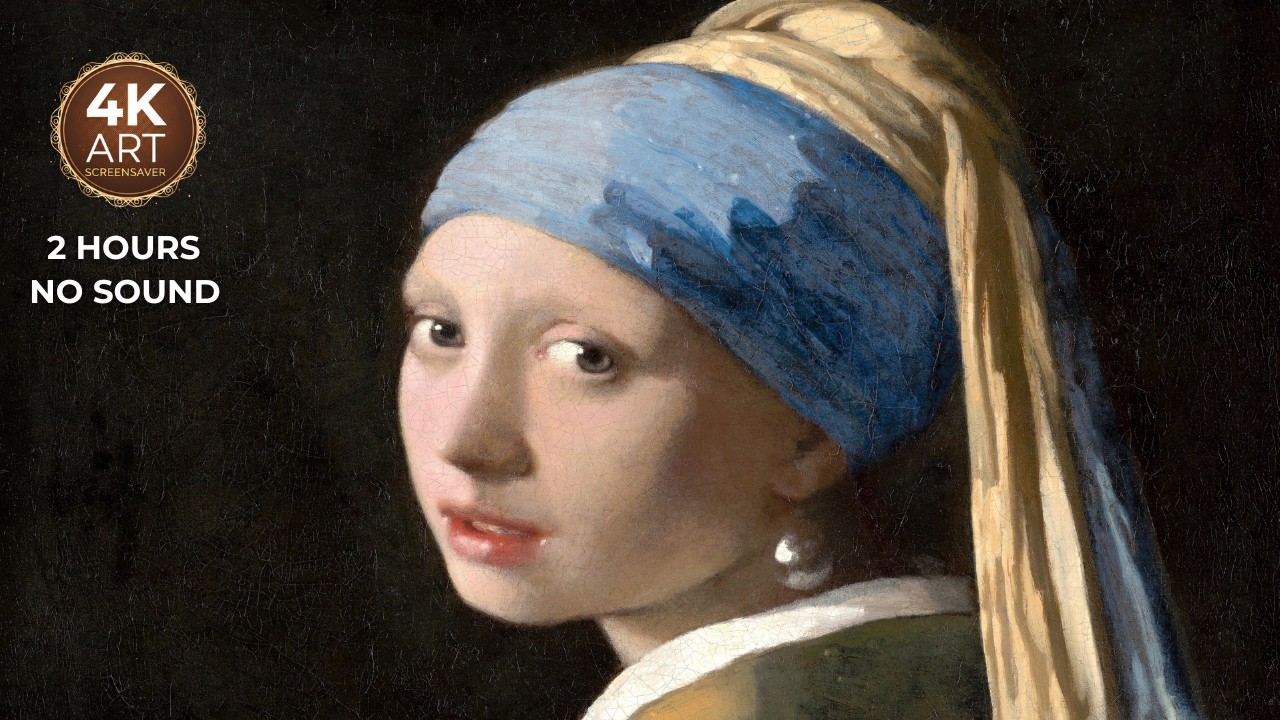 She Broke the Internet 350 Years Early | 2 Hours No Sound Screensaver    ---EcoArtLab