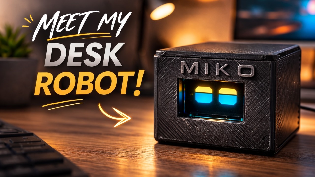 Как собрать настольного робота-компаньона | Maker Science