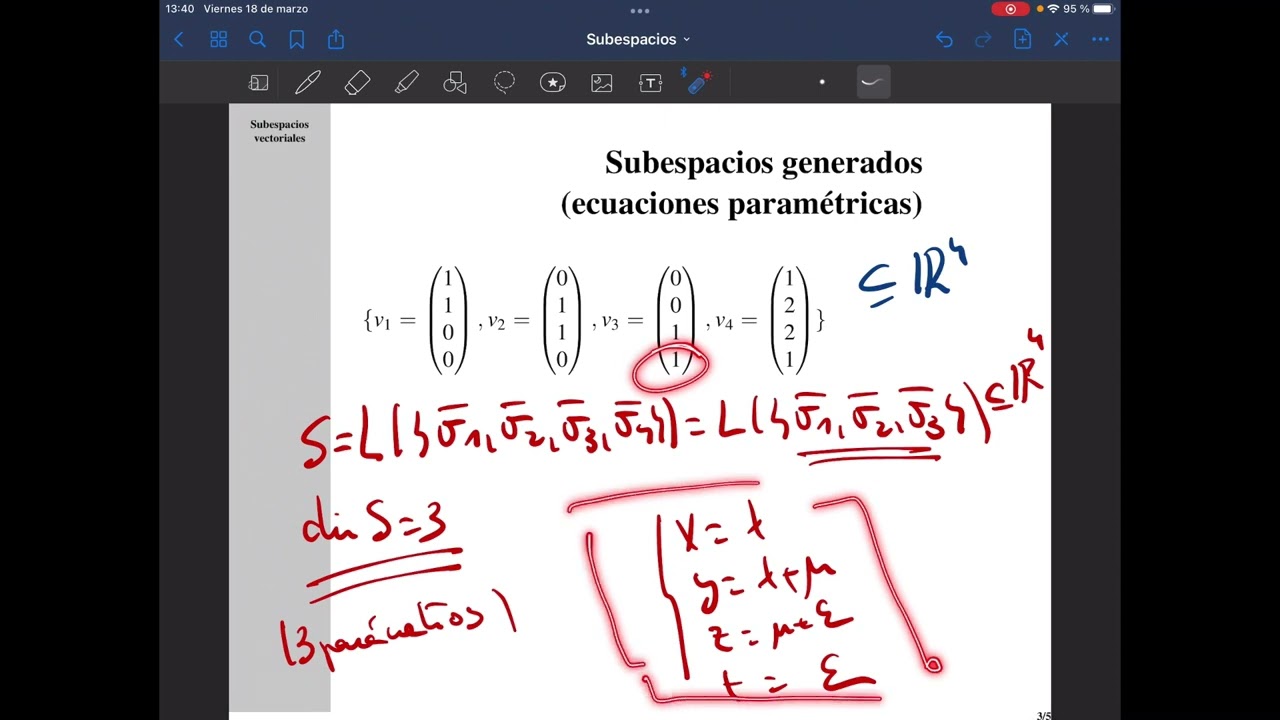 Subespacios Vectoriales