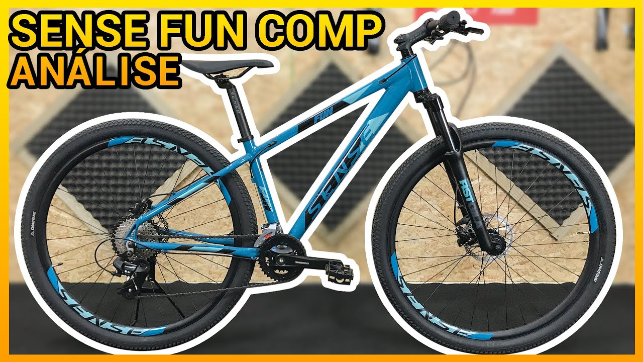 Análise Sense Fun Comp - Bike de Entrada com o melhor escalonamento 2X8 com 11- 40 dentes - Shimano