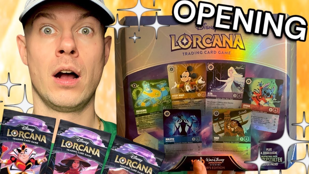 Lohnt sich das Disney Lorcana D100 Aufstieg der Flutgestalten Collectors Set? 🫣 OPENING (Selten)