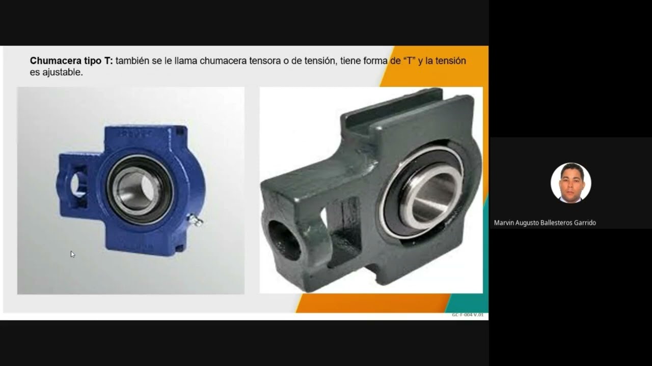 Tipos de chumaceras
