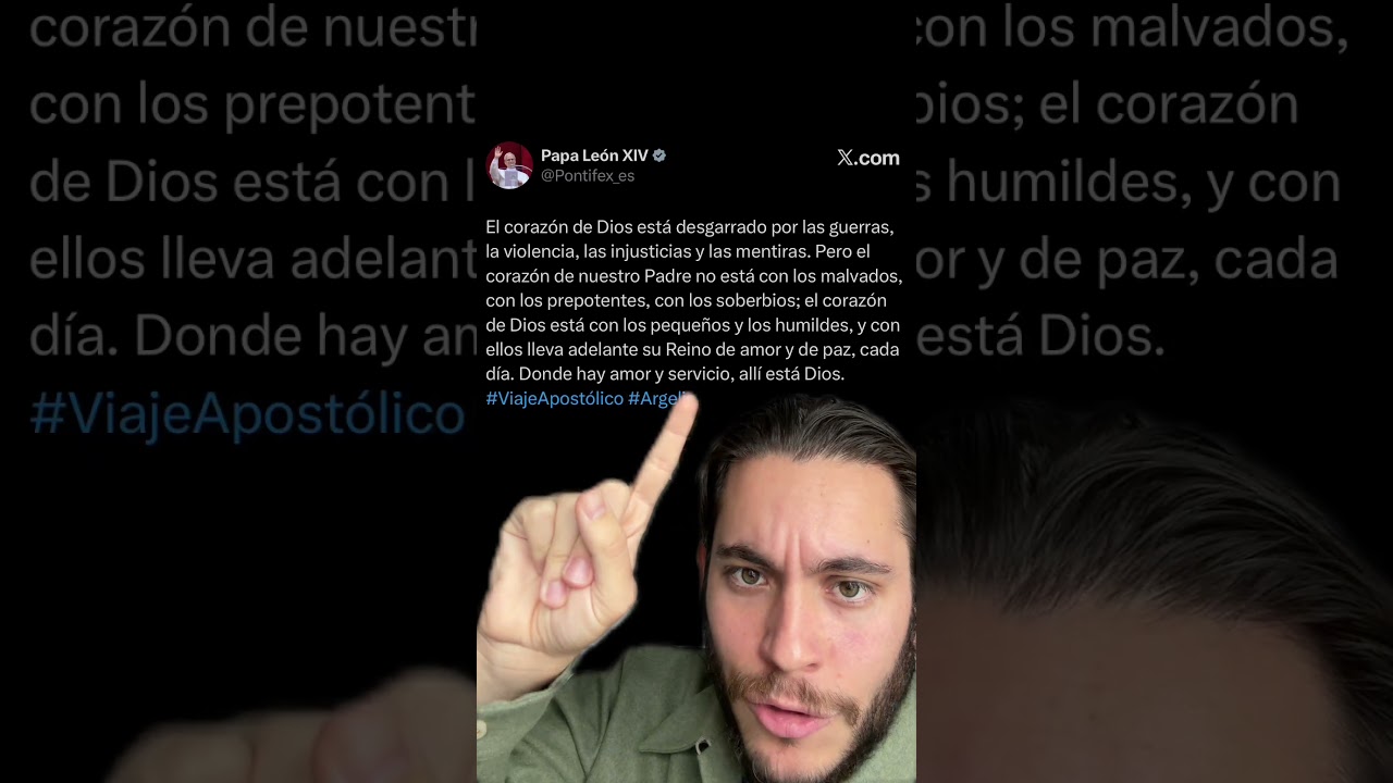 El Papa Le&oacute;n le da una lecci&oacute;n de vida a Donald Trump 👏❤️