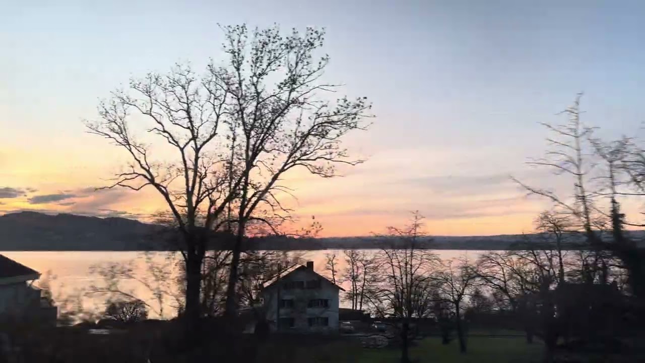 Sonnenuntergang beim Zugersee
