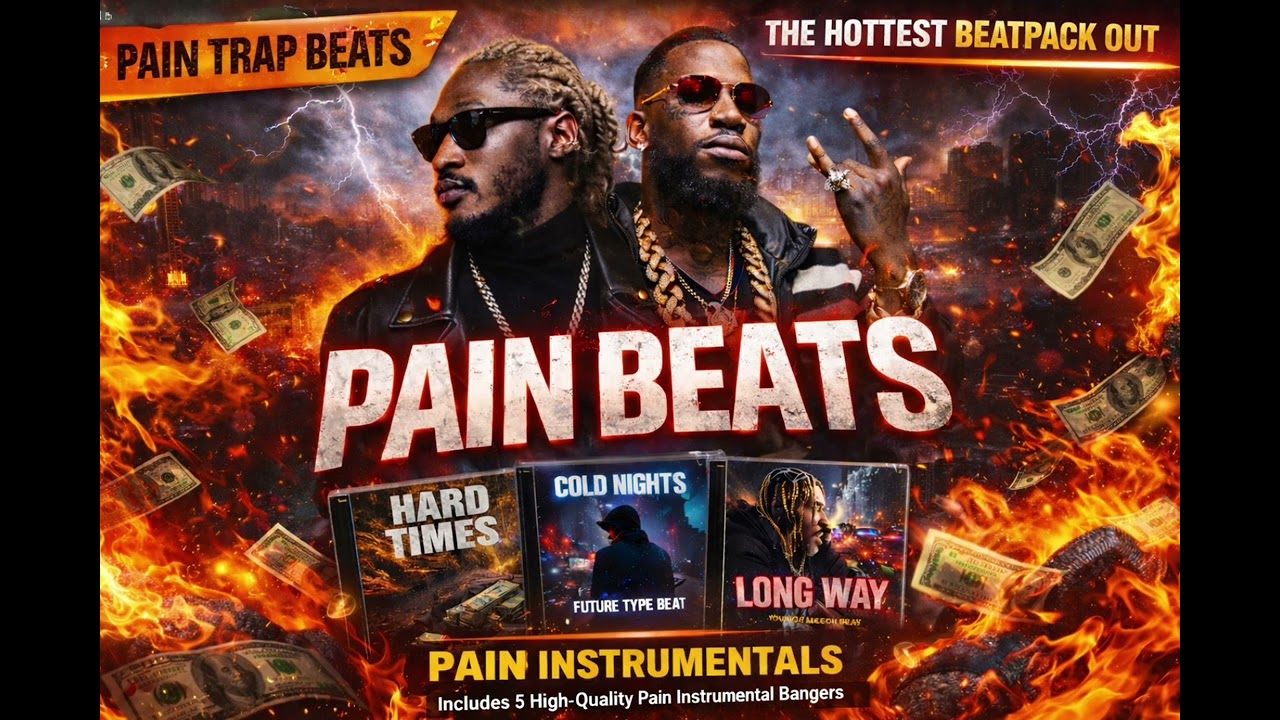 Emotional Pain Rap Beats | Royalty Free Trap Instrumentals | Dark Sad Beat Pack